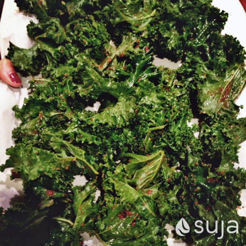 Cinnamon Sugar Kale Chips