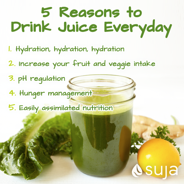 Suja 5 Reasons To Juice